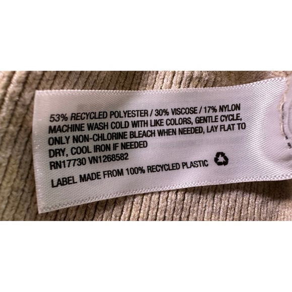 A New‎ Day Women's V-Neck Long Sleeve Lightweight Knit Sweater Beige Size L - Picture 5 of 8